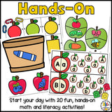 Apple Morning Tubs for Preschool