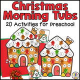 Christmas Morning Tubs for Preschool