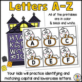 Halloween Letter Search Worksheets