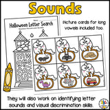 Halloween Letter Search Worksheets