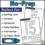 Number Dot Painting Worksheets