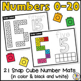 Snap Cube Number Mats