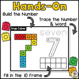 Snap Cube Number Mats