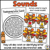 Thanksgiving Letter Search Activity