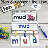 Read-Write-Link CVC Words Mat