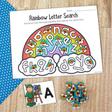 Rainbow Alphabet Activities