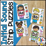 Beginning Sounds Strip Puzzles