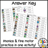 Connect Links CVCE Words Activity