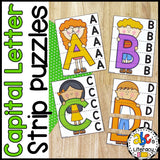 Capital Letter Strip Puzzles