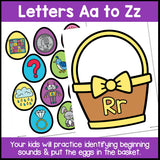 Easter Beginning Sounds Activity