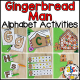 Gingerbread Man Alphabet Activities