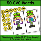 St. Patrick's Day CVC Words Activity