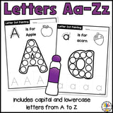 Letter Dot Painting Worksheets