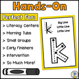 Letter Tracing Cards for Multisensory Learning