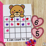 Valentine's Day Morning Tubs for Preschool