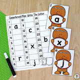 Gingerbread Man Alphabet Activities