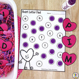 Heart Alphabet Activities