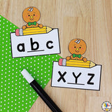 Gingerbread Man Alphabet Activities