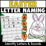 Feed the Bunny Letter Recognition Activity