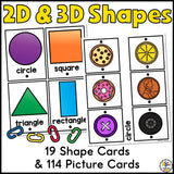 2D & 3D Shape Sorting Activity