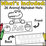 Animal Alphabet Crowns/Hats