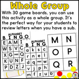 Alphabet BINGO Game