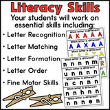 Alphabet Literacy Centers Bundle