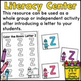 Color the Room Activity
