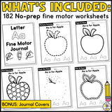 Alphabet Fine Motor Journals