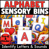Alphabet Sensory Bins
