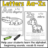 Animal Alphabet Coloring Pages