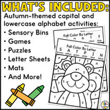 Fall Alphabet Activities Bundle
