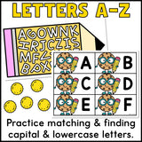 Back to School Letter Search Activity