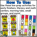 Back to School Task Card Boxes