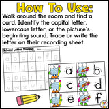Back to School Write the Room Activity