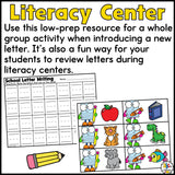 Back to School Write the Room Activity