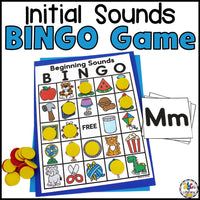 Beginning Sound Bingo Game