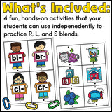 Beginning Consonant Blends Activities Bundle
