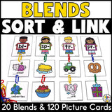 Beginning Consonant Blends Sort & Link Activity