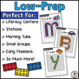 Building Blocks Letter Mats