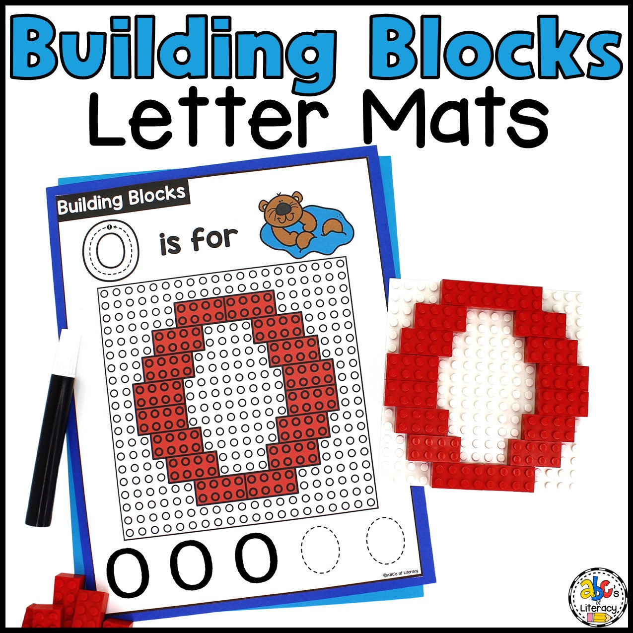 Matt Block Letters Building Blocks Letter Mats – ABC's of Literacy