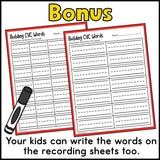Spelling CVC Word Cards