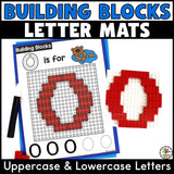 Building Blocks Letter Mats