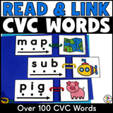 Read & Link CVC Word Matching Activity