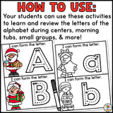 Christmas Alphabet Activities Bundle