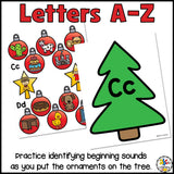 Christmas Beginning Sounds Activity