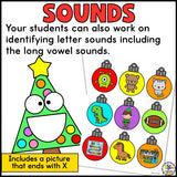 Feed the Christmas Tree Letter Recognition Activity