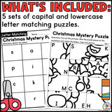 Christmas Cut & Paste Letter Worksheets