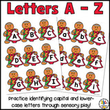 Christmas Alphabet Sensory Bins