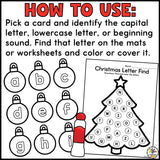 Christmas Find the Letter Activity